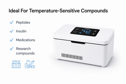 Novera Precision Cooler — discreet peptide and medication storage